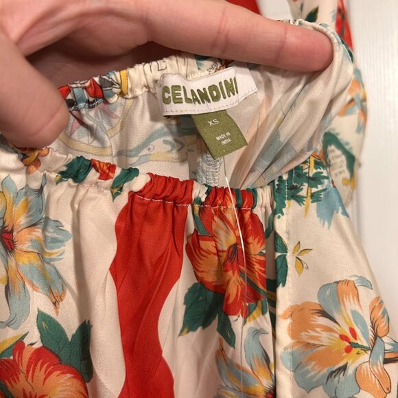 Anthropologie Celadine Halter Midi Scarf Dress - Picture 4 of 10